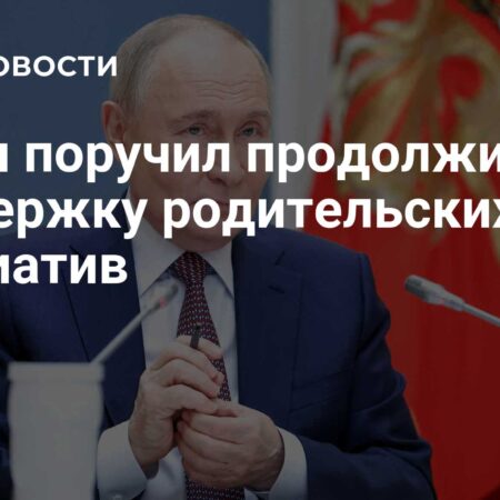 Владимир Путин поручил кабмину и обществу «Знание» продолжить поддержку родительских проектов