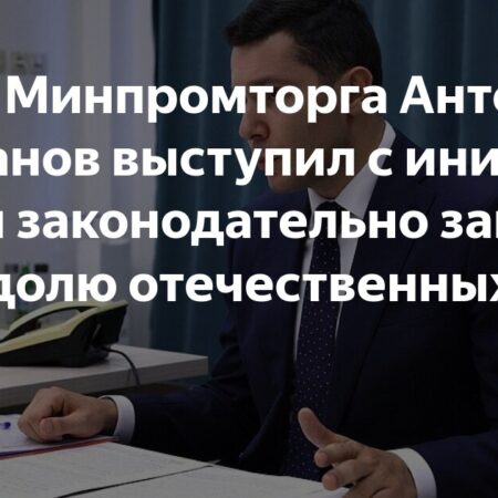 Алиханов: законодательно закрепить долю отечественных самолетов