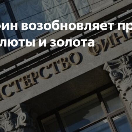 Минфин переходит к продаже валюты для компенсации дефицита нефтегазовых доходов