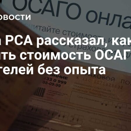 Глава РСА Уфимцев: водителям без опыта стоит как можно раньше приобрести ОСАГО
