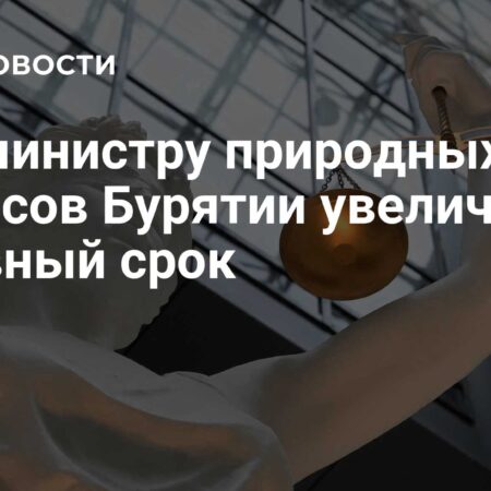 Экс-министру природных ресурсов Бурятии Матвееву увеличили условный срок