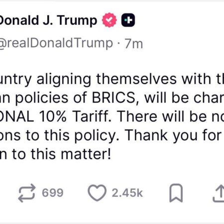 Угроза Трампа странам БРИКС: Каковы последствия новых пошлин?