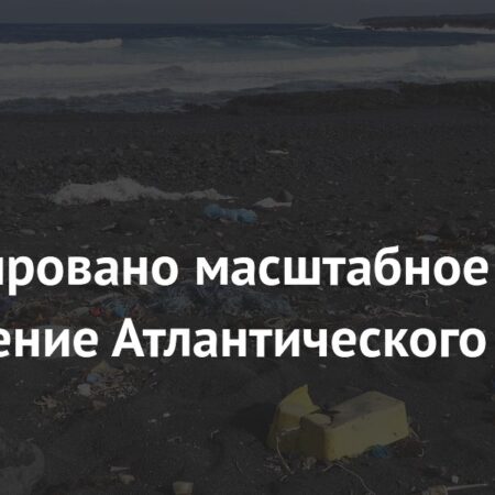 Масштабное загрязнение Атлантического океана нанопластиком