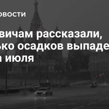 Тишковец спрогнозировал рекордные ливни в Москве до конца июля