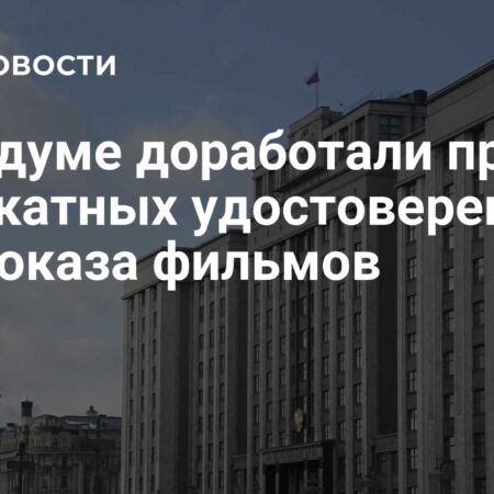 Законопроект о прокатных удостоверениях для фильмов доработан в Госдуме