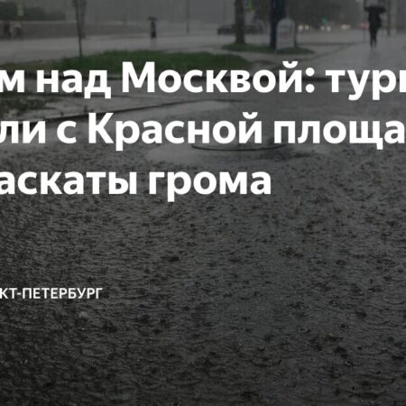 МЧС Москвы предупреждает о надвигающейся непогоде