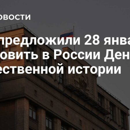 Депутаты Госдумы предлагают учредить День Отечественной истории 28 января