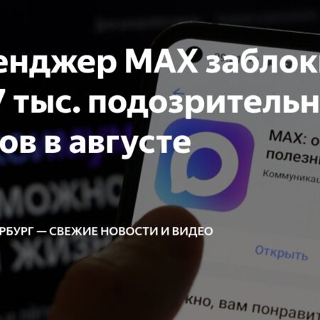 Мессенджер MAX: 67 тысяч подозрительных аккаунтов заблокированы в августе