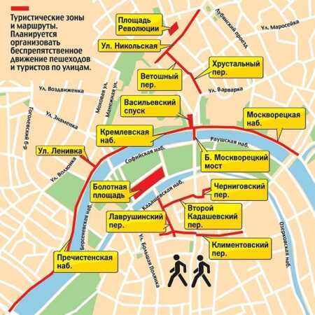 Куда ушагали по Москве?