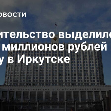 Кабмин выделил 134,7 млн рублей на завершение строительства крупной школы в Иркутске