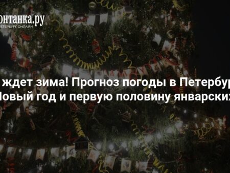 По-настоящему зимний Новый год: синоптик рассказал о погоде в Петербурге к началу каникул