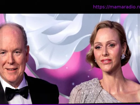 Княгиня Шарлен блистает в элегантном платье на Балу Роз