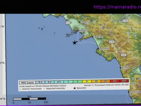 Загадочное землетрясение у берегов Неаполя