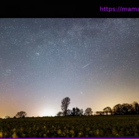 Метеоры: Звездопады на ночном небе и игра с Луной