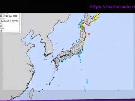 Землетрясение магнитудой 7,4 в Японии: объявлено цунами
