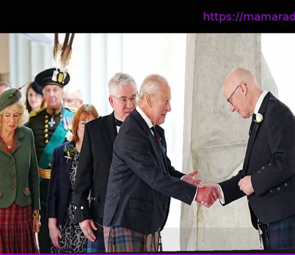 Im Kilt: Charles eröffnet schottisches Parlament
